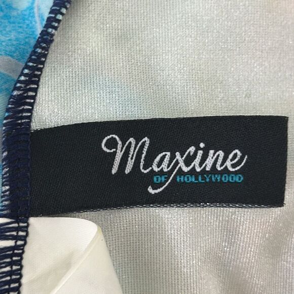 Maxine Of Hollywood Swimdress Size 16 Empire Waist - Picture 11 of 12